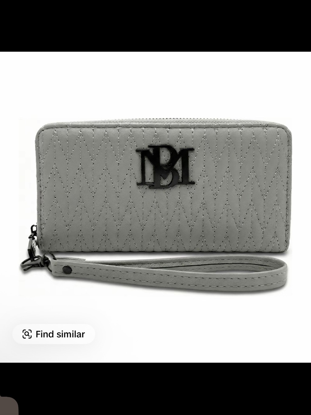 Badgley Mischka Wallet with Wrist Strap